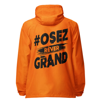 Osez Rever Grand Signature lightweight zip up windbreaker