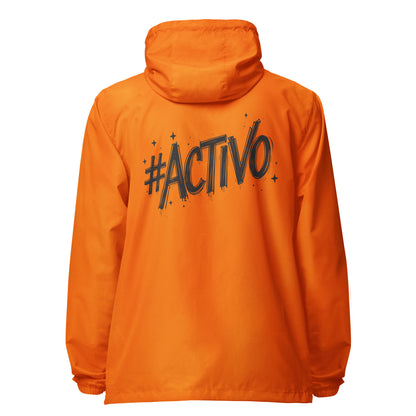 Activo Signature lightweight zip up windbreaker