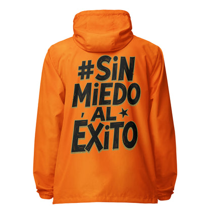 Sin Miedo Al Exito Signature lightweight zip up windbreaker