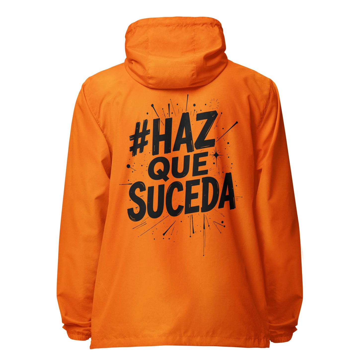 Haz Que Suceda Signature lightweight zip up windbreaker