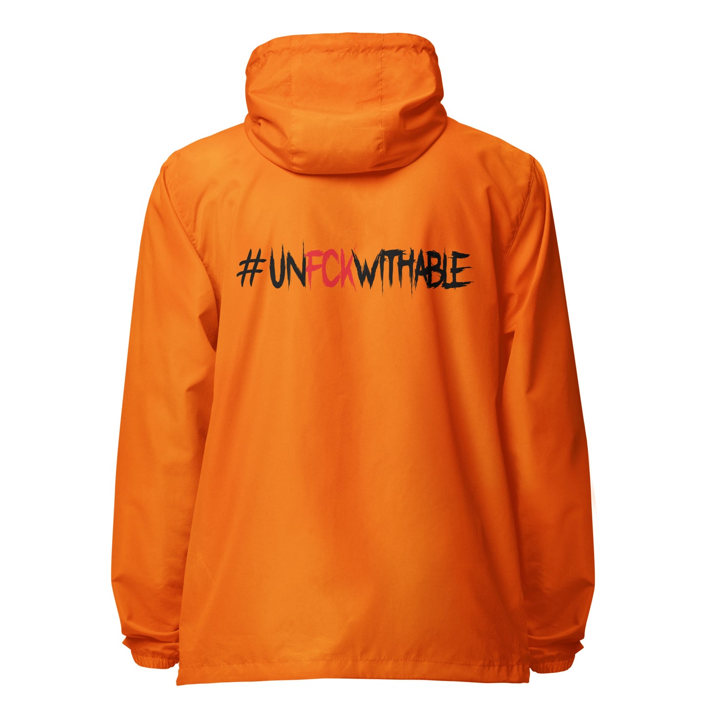 Unfckwithable Signature lightweight zip up windbreaker