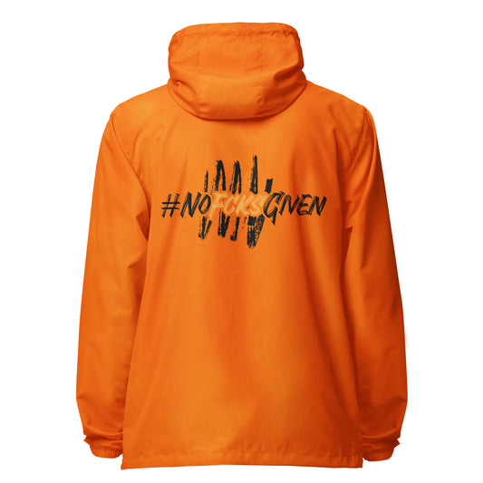 Nofcksgiven Signature lightweight zip up windbreaker