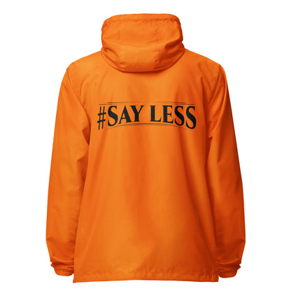Sayless Signature lightweight zip up windbreaker