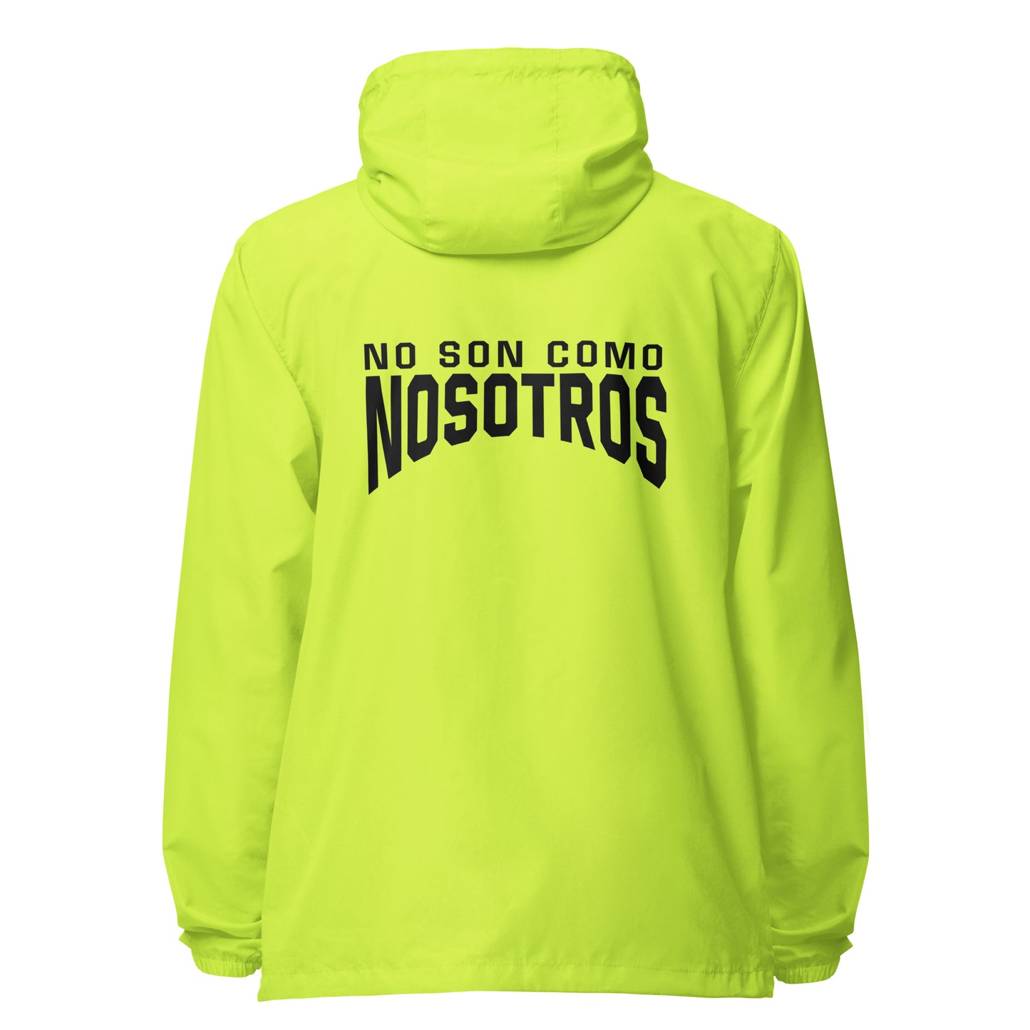 Non Son Como Nosotros Unisex lightweight zip up windbreaker
