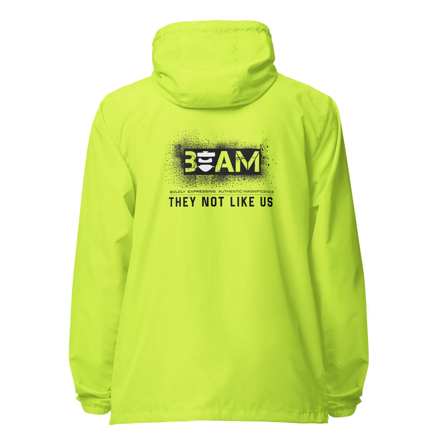 Beam They Not Like Us Unisex lightweight zip up windbreaker