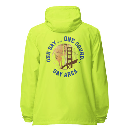 One Bay One Sound Unisex lightweight zip up windbreaker