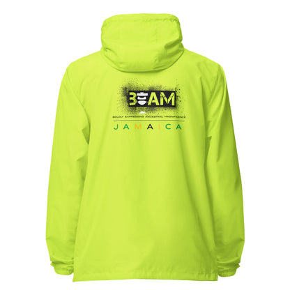Beam Jamaica Signature Unisex lightweight zip up windbreaker