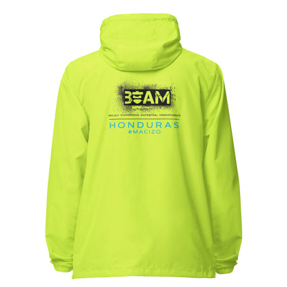 Beam Honduraz Unisex lightweight zip up windbreaker