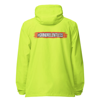 Grindrelentless Signature lightweight zip up windbreaker