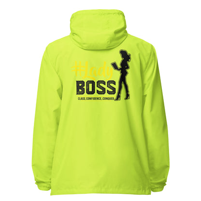 Lady Boss Signature lightweight zip up windbreaker