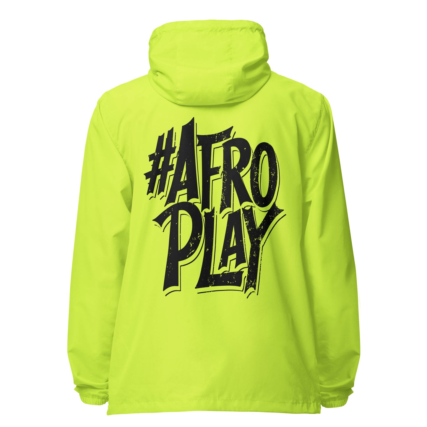 Afro Play Model Signature lightweight zip up windbreaker