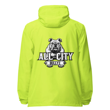 All City Bullzy Signature lightweight zip up windbreaker