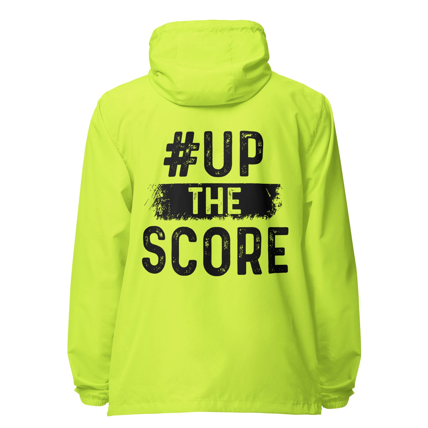 Up the Score Signature lightweight zip up windbreaker