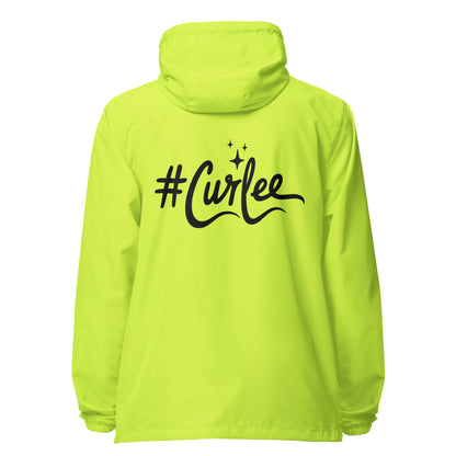 Curlee Signature lightweight zip up windbreaker