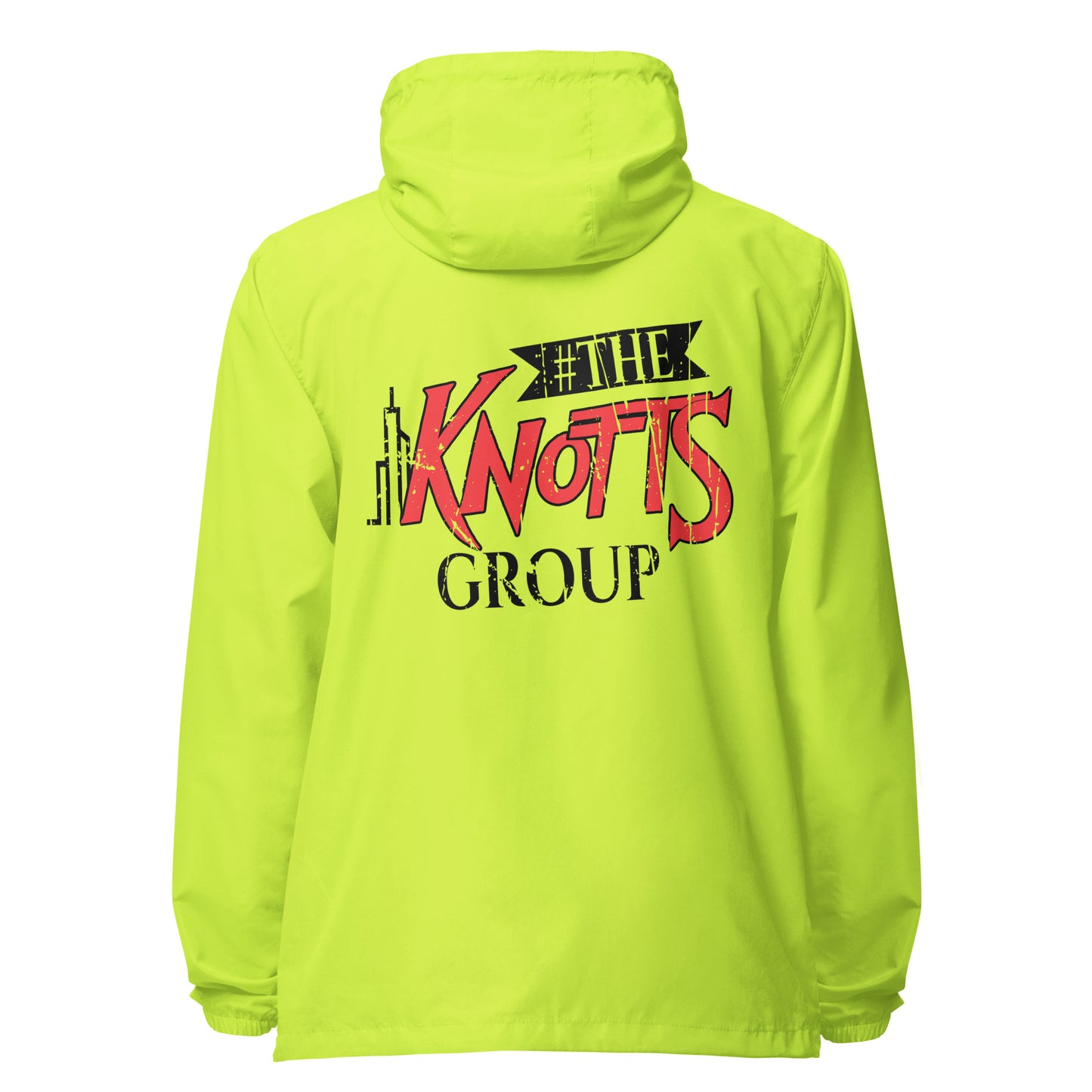 The Knotts Group Signature lightweight zip up windbreaker
