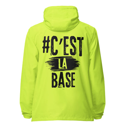Cest La Base Signature lightweight zip up windbreaker