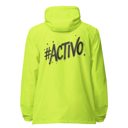 Activo Signature lightweight zip up windbreaker