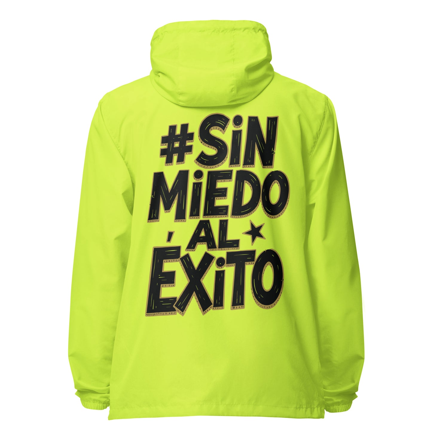 Sin Miedo Al Exito Signature lightweight zip up windbreaker
