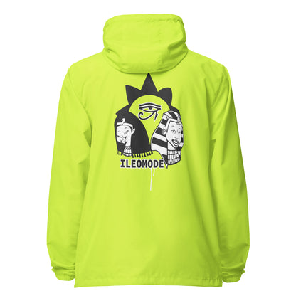 IleOmode Eye lightweight zip up windbreaker