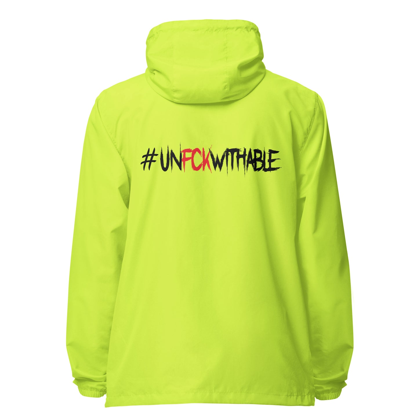Unfckwithable Signature lightweight zip up windbreaker