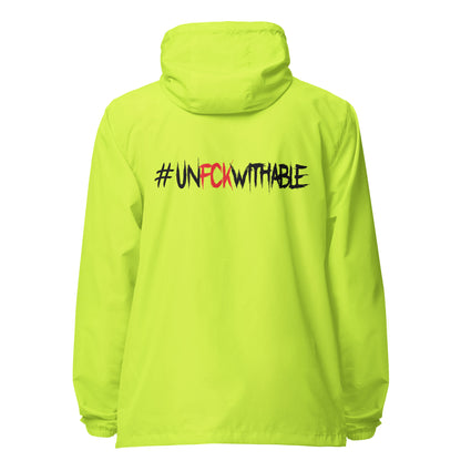 Unfckwithable Signature lightweight zip up windbreaker