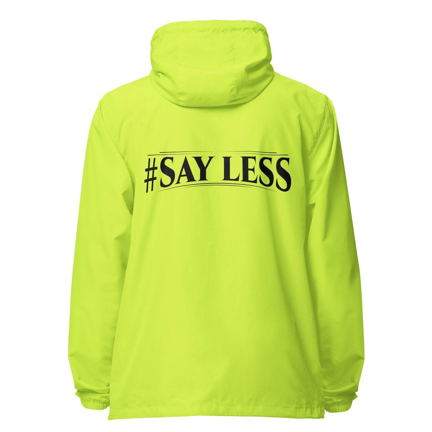 Sayless Signature lightweight zip up windbreaker