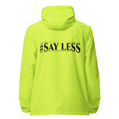 Sayless Signature lightweight zip up windbreaker