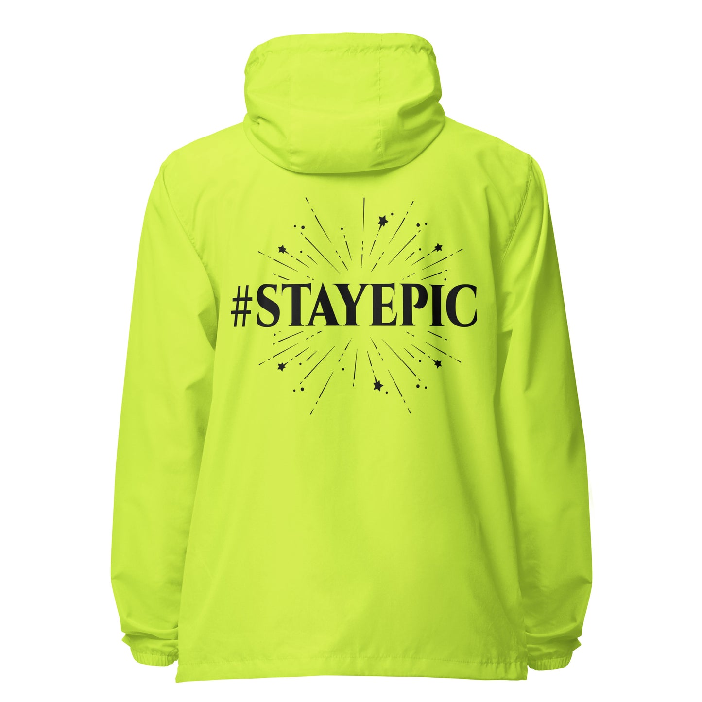 Stayepic Signature lightweight zip up windbreaker