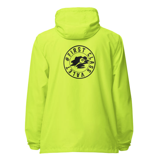 First Class Valet Signature lightweight zip up windbreaker