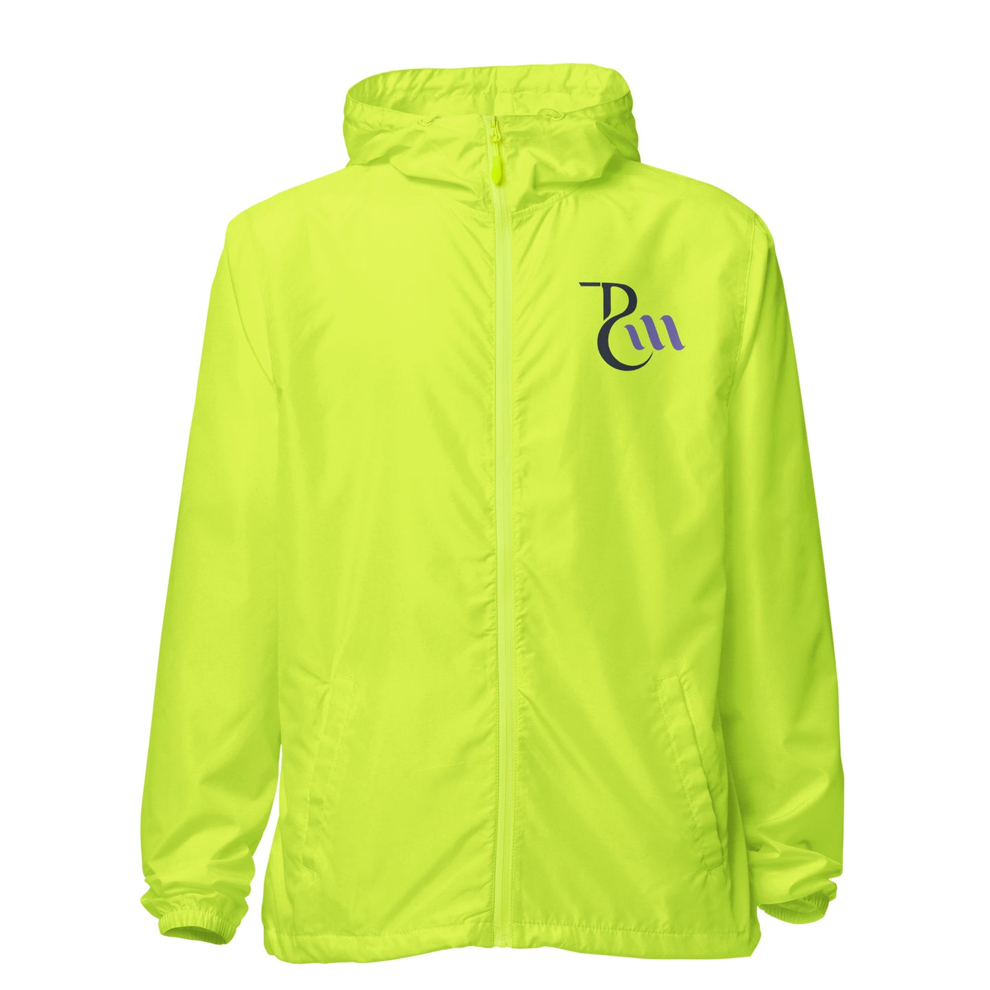 Size of the Dog Unisex lightweight zip up windbreaker