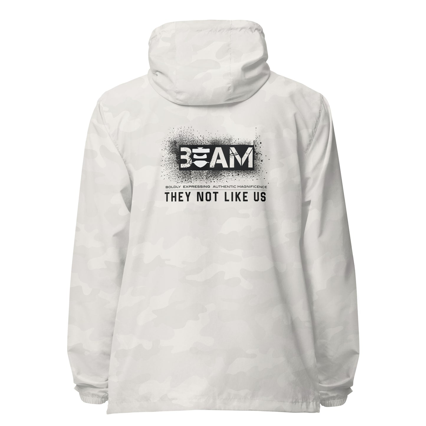 Beam They Not Like Us Unisex lightweight zip up windbreaker