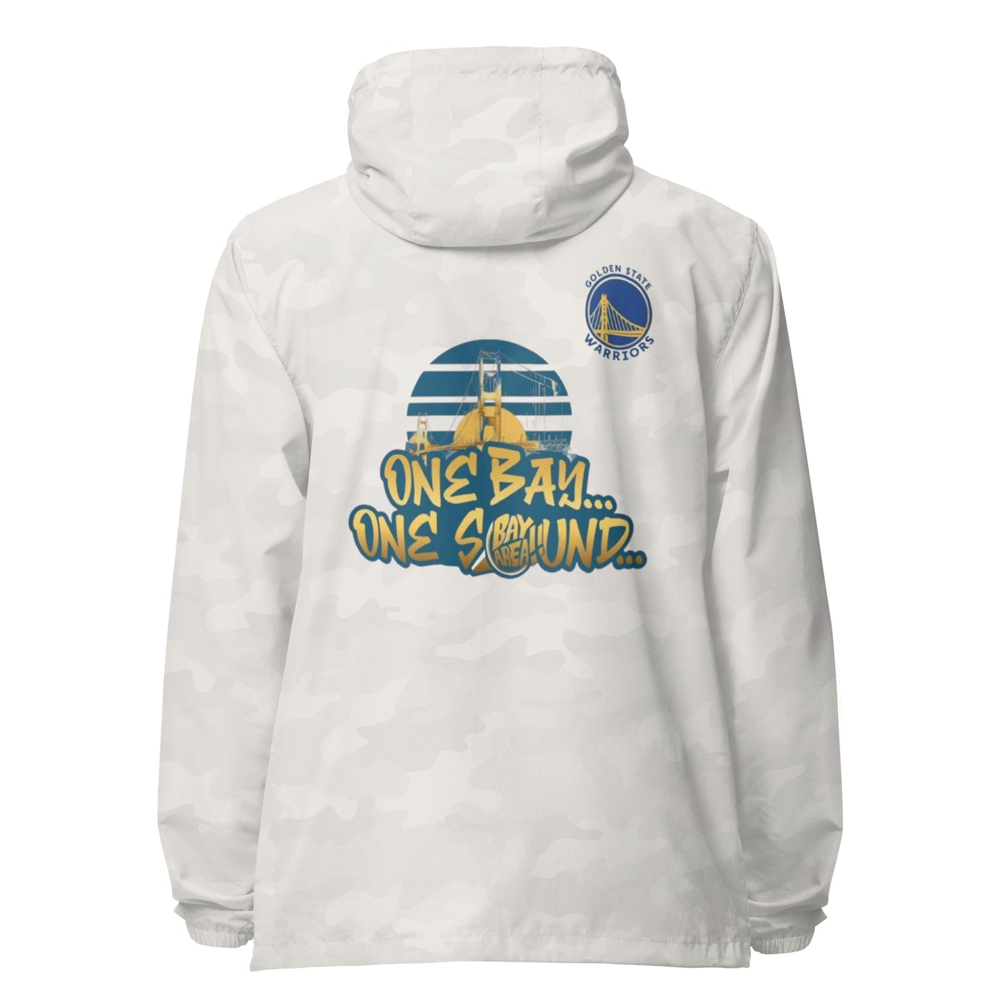 Golden State Warriors Unisex lightweight zip up windbreaker