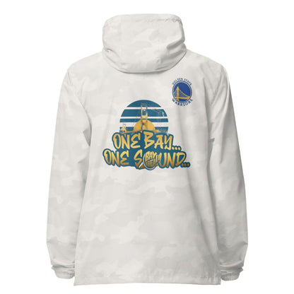 Golden State Warriors Unisex lightweight zip up windbreaker