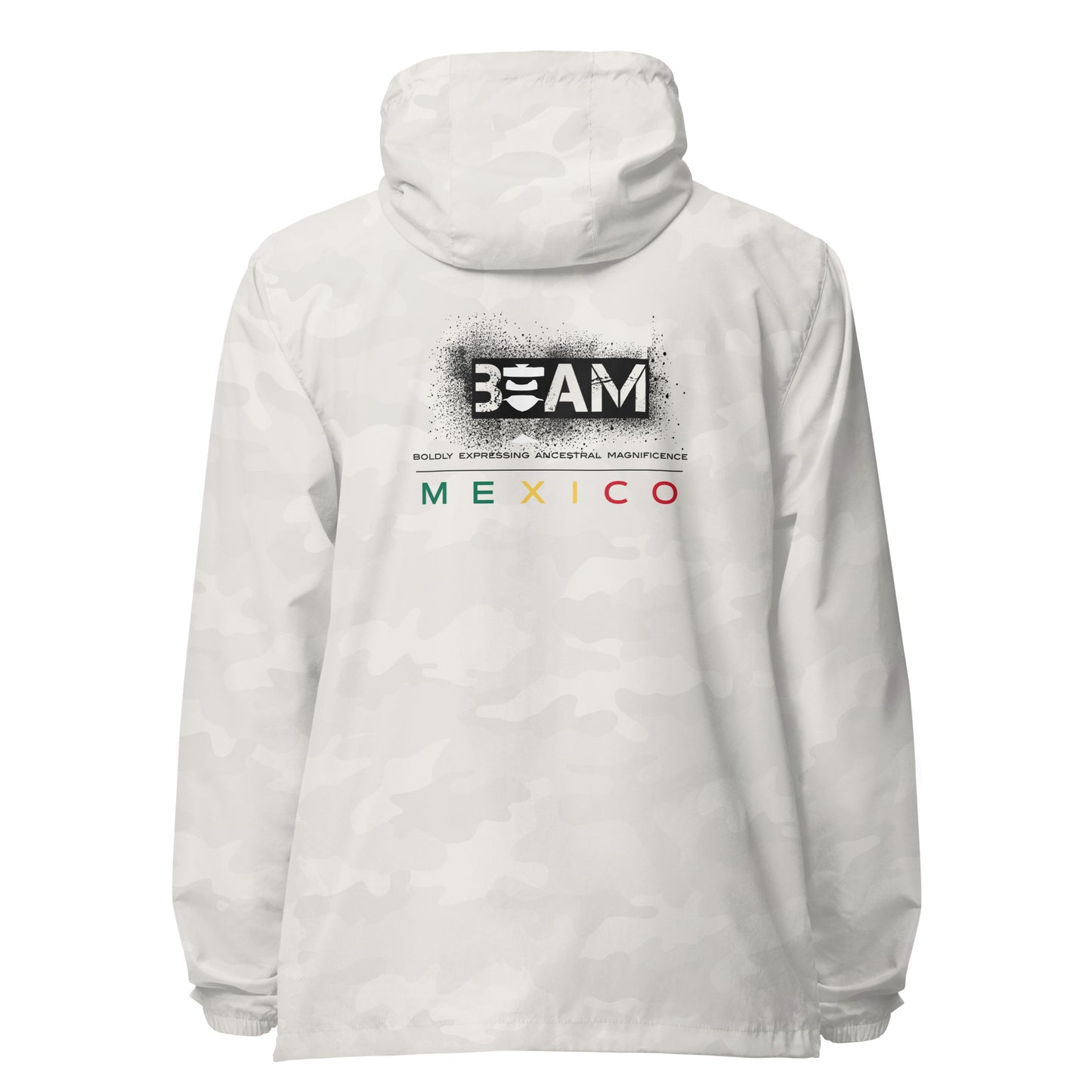 Beam Mexico Unisex lightweight zip up windbreaker