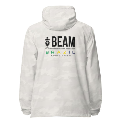 Beam Brazil Unisex lightweight zip up windbreaker