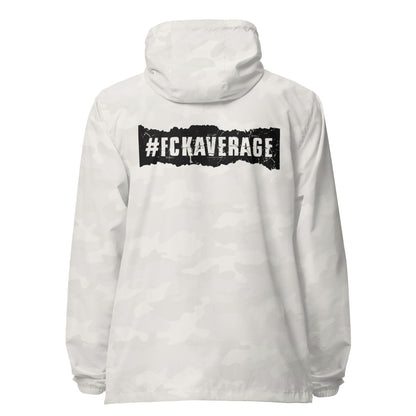 Fckaverage Signature lightweight zip up windbreaker