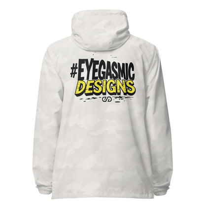 Eyegasmic Designs Signature lightweight zip up windbreaker