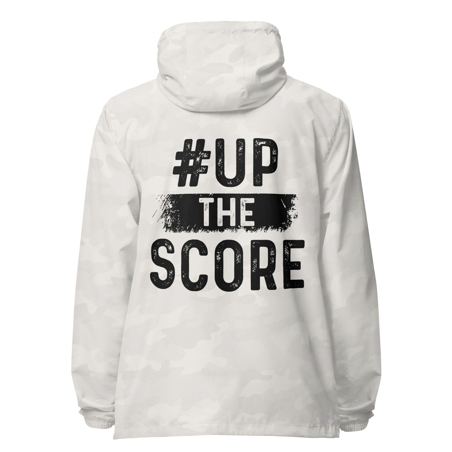 Up the Score Signature lightweight zip up windbreaker