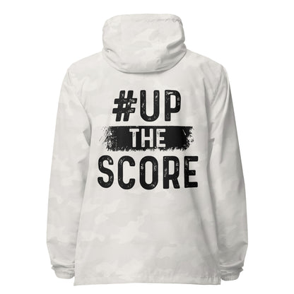 Up the Score Signature lightweight zip up windbreaker