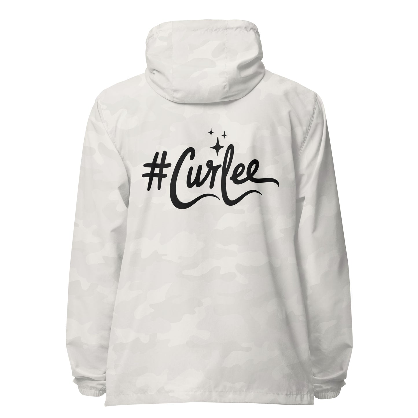 Curlee Signature lightweight zip up windbreaker