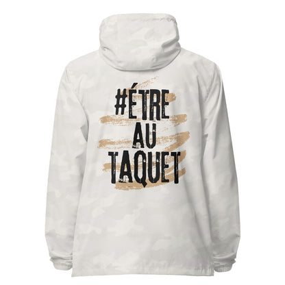 Etre Au Taquet Signature lightweight zip up windbreaker