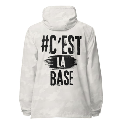 Cest La Base Signature lightweight zip up windbreaker