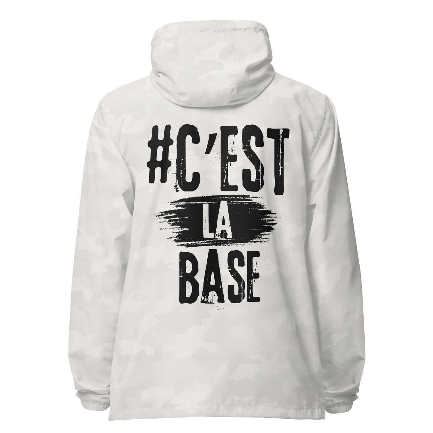 Cest La Base Signature lightweight zip up windbreaker
