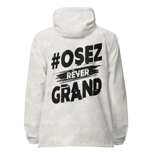 Osez Rever Grand Signature lightweight zip up windbreaker