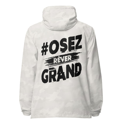 Osez Rever Grand Signature lightweight zip up windbreaker