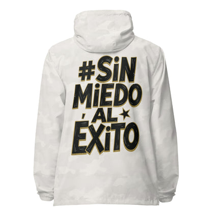 Sin Miedo Al Exito Signature lightweight zip up windbreaker