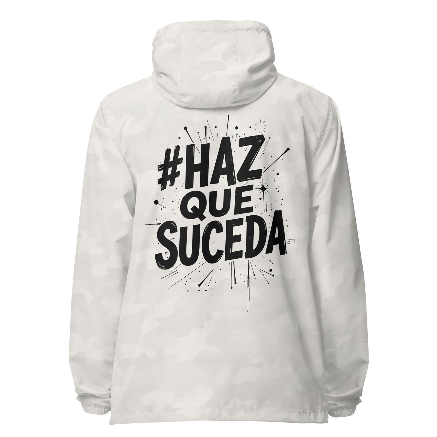 Haz Que Suceda Signature lightweight zip up windbreaker