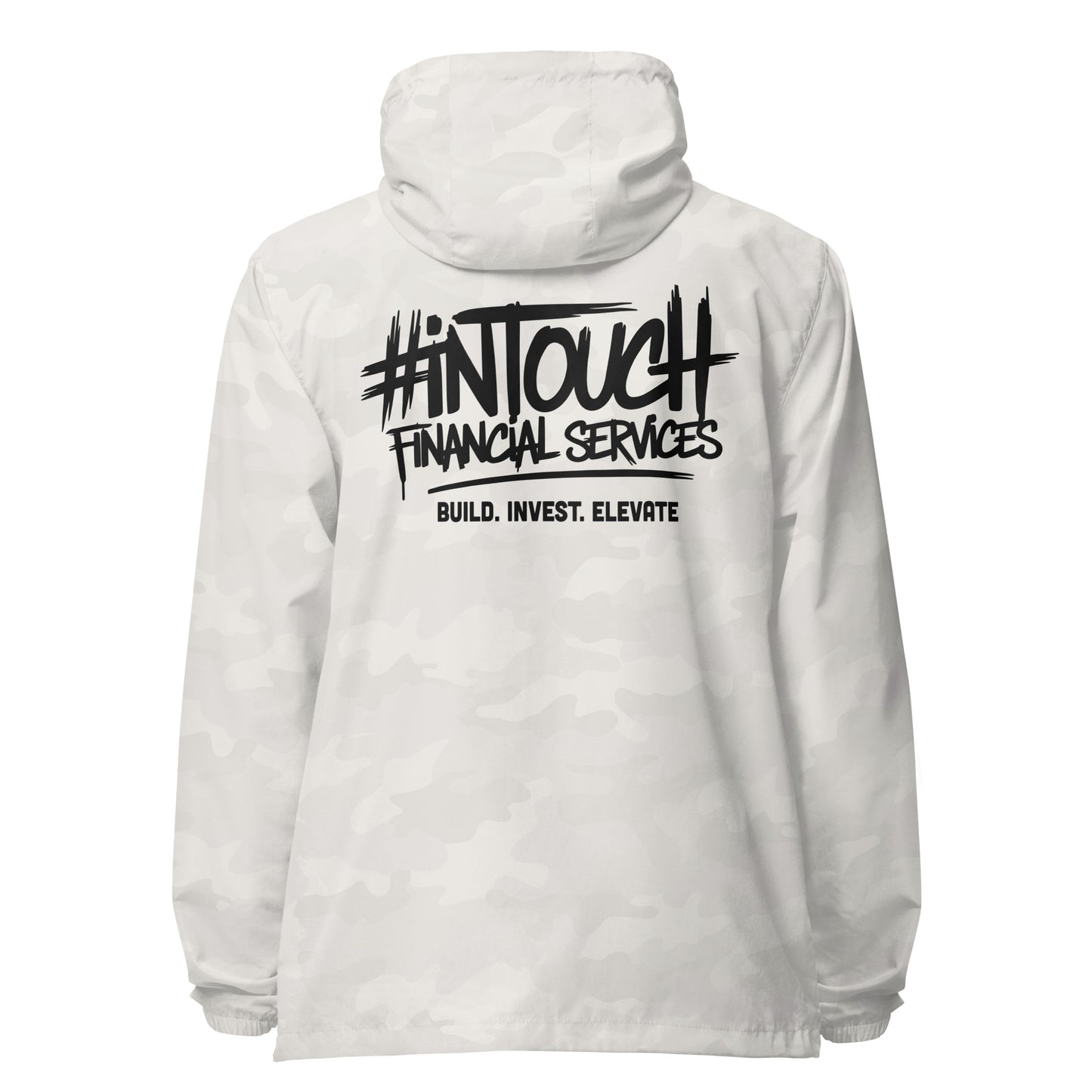 Intouch FInancial Signature lightweight zip up windbreaker