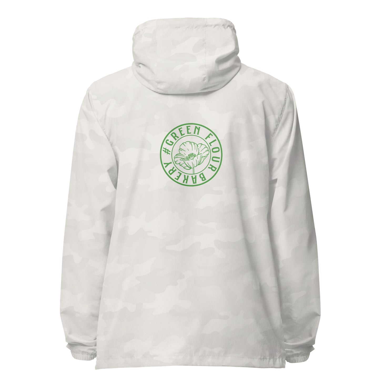 Green Flour lightweight zip up windbreaker