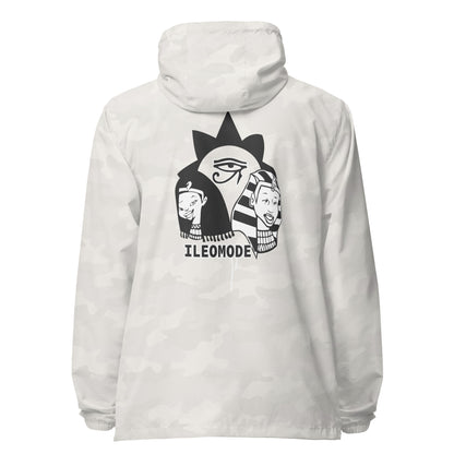 IleOmode Eye lightweight zip up windbreaker
